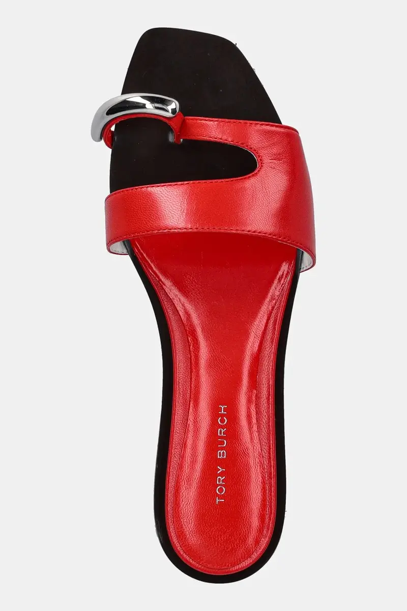 infradito in pelle Pierced Slide donna colore rosso 169782-600 miniatura 4