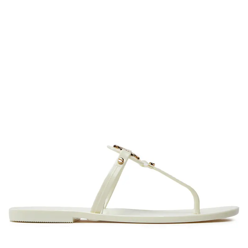 Infradito Tory Burch Mini Miller Flat Thong 51148678 Bianco