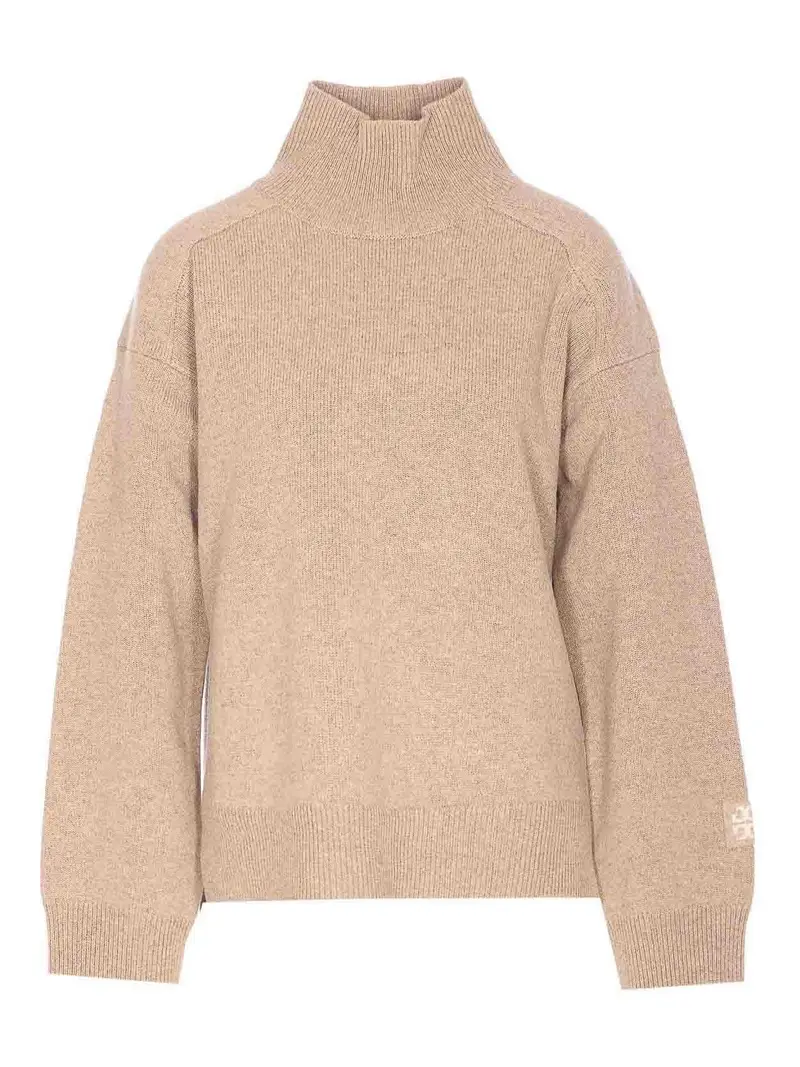 Maglione in lana merino Beige