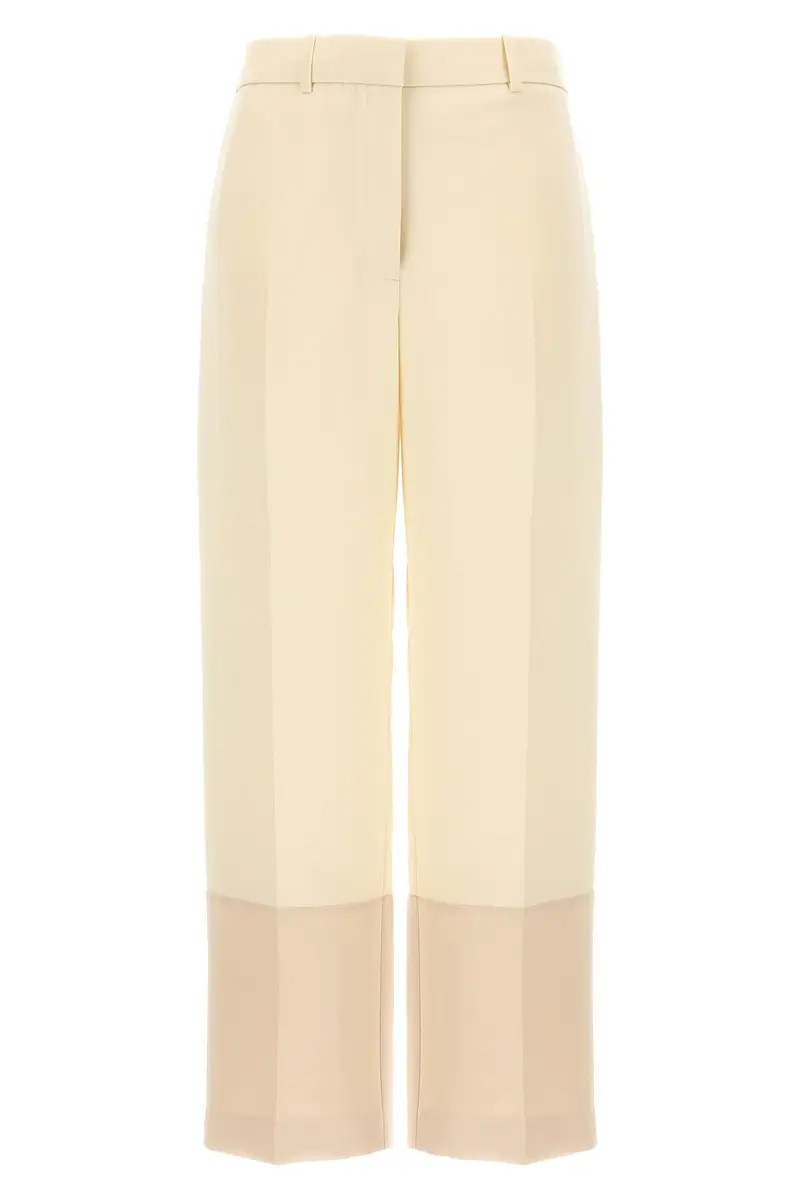 Pantalone Crop Bianco