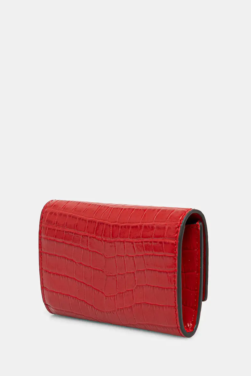 portacarte Kira Croc Flap Card colore rosso 174403.600 miniatura 2