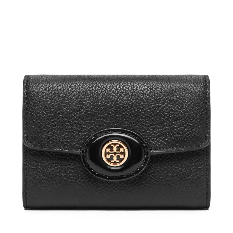 Portafoglio piccolo da donna Tory Burch 165002 Nero
