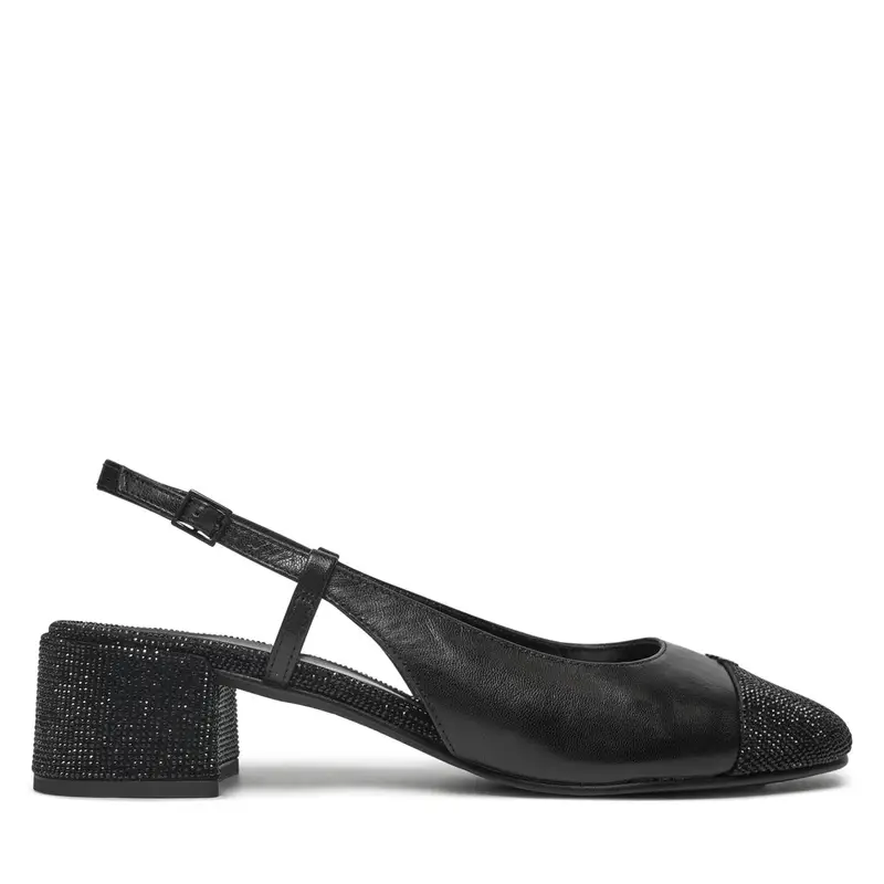 Sandali Tory Burch Cap-Toe Pave Singback Pump 160256 Nero