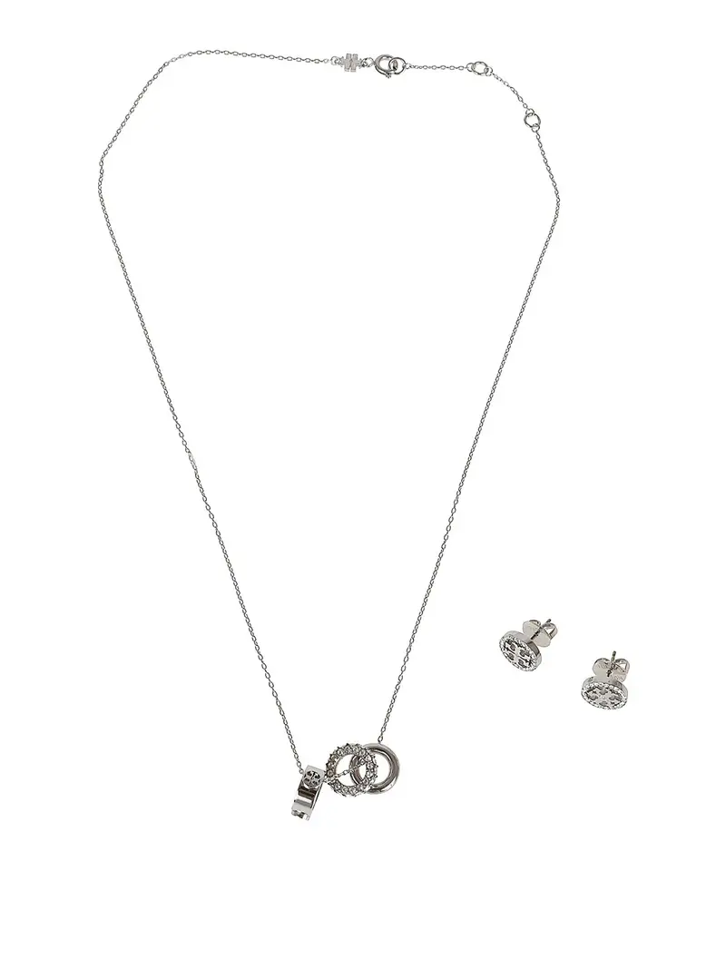 Set collana e orecchini Miller Pave Argento