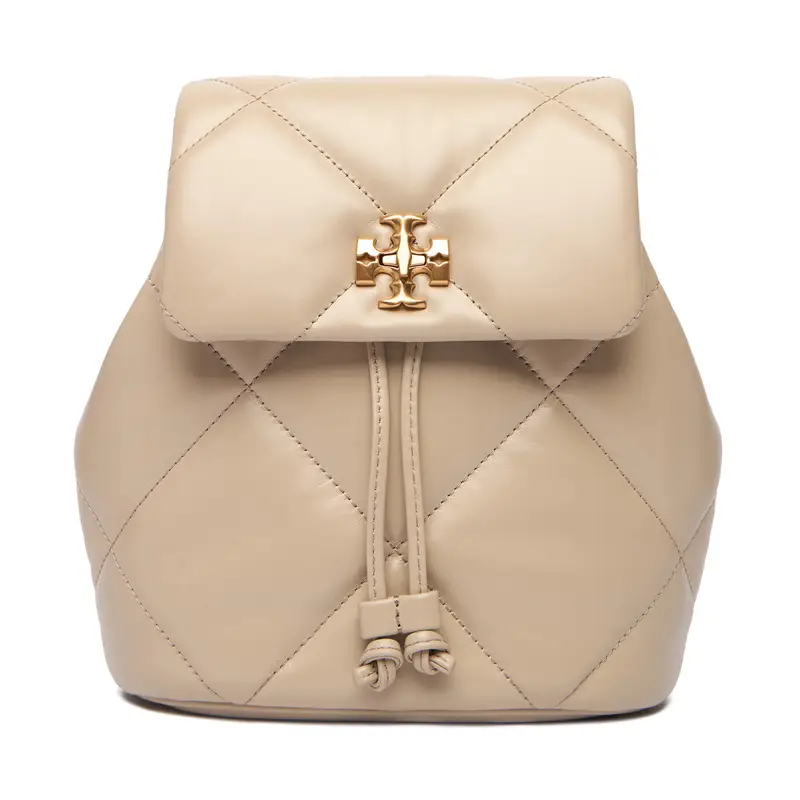 Zaino Tory Burch Kira Diamond Quilt Small Bacpack 170485 Écru Écru