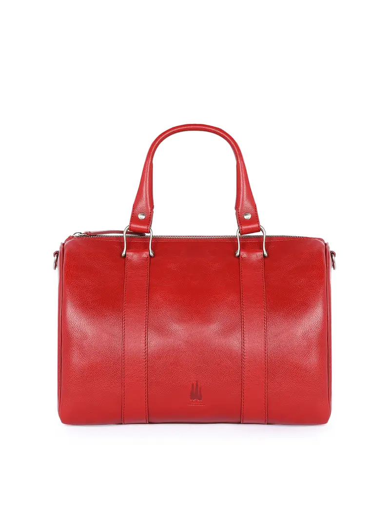 Bauletto In Pelle Rosso