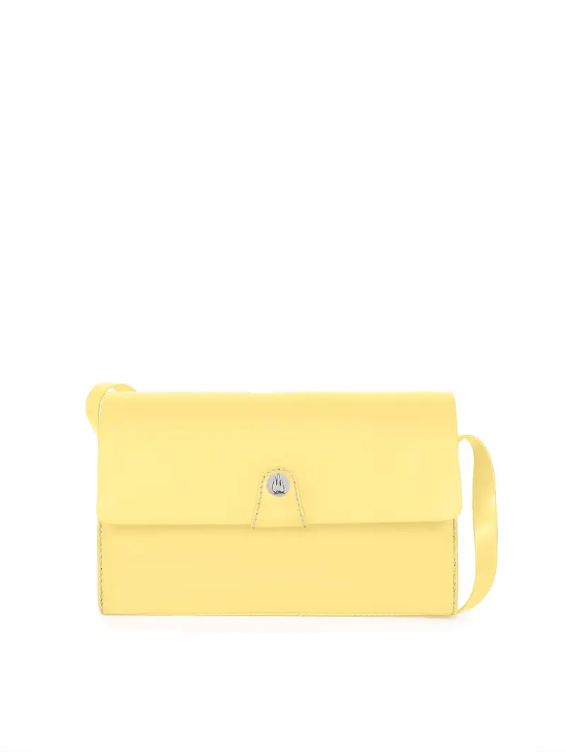 Borsa Baguette Spalla Giallo Limone