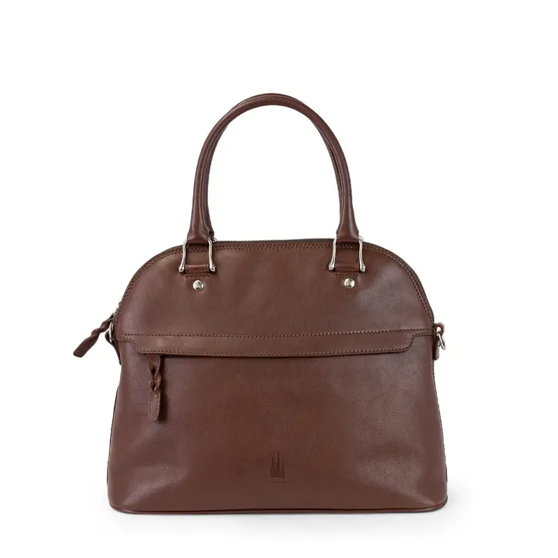 Borsa Dome Ely Moro Marrone