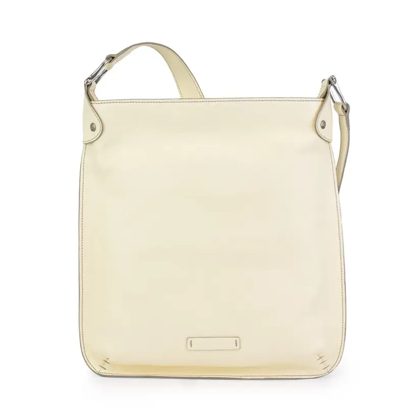 Borsa Postina Grande Avorio Bianco