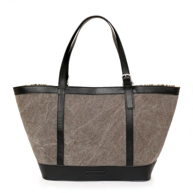 Borsa Shopping Tessuto Nero