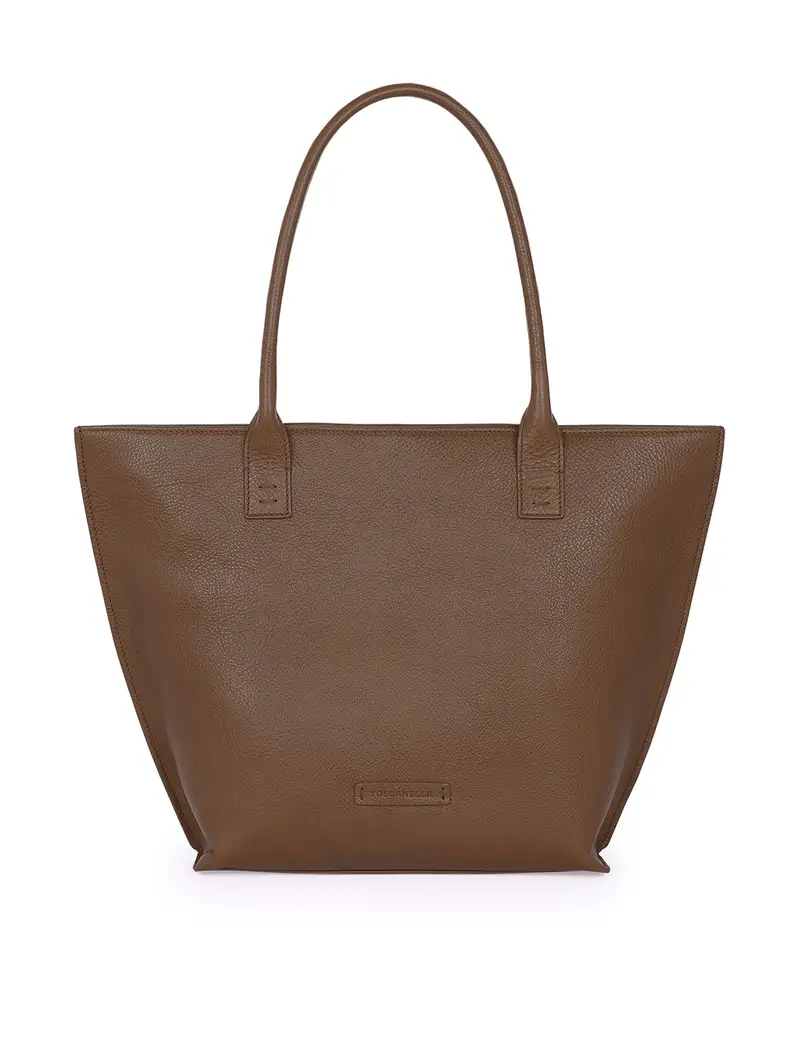 Borsa Tote Grande Marrone