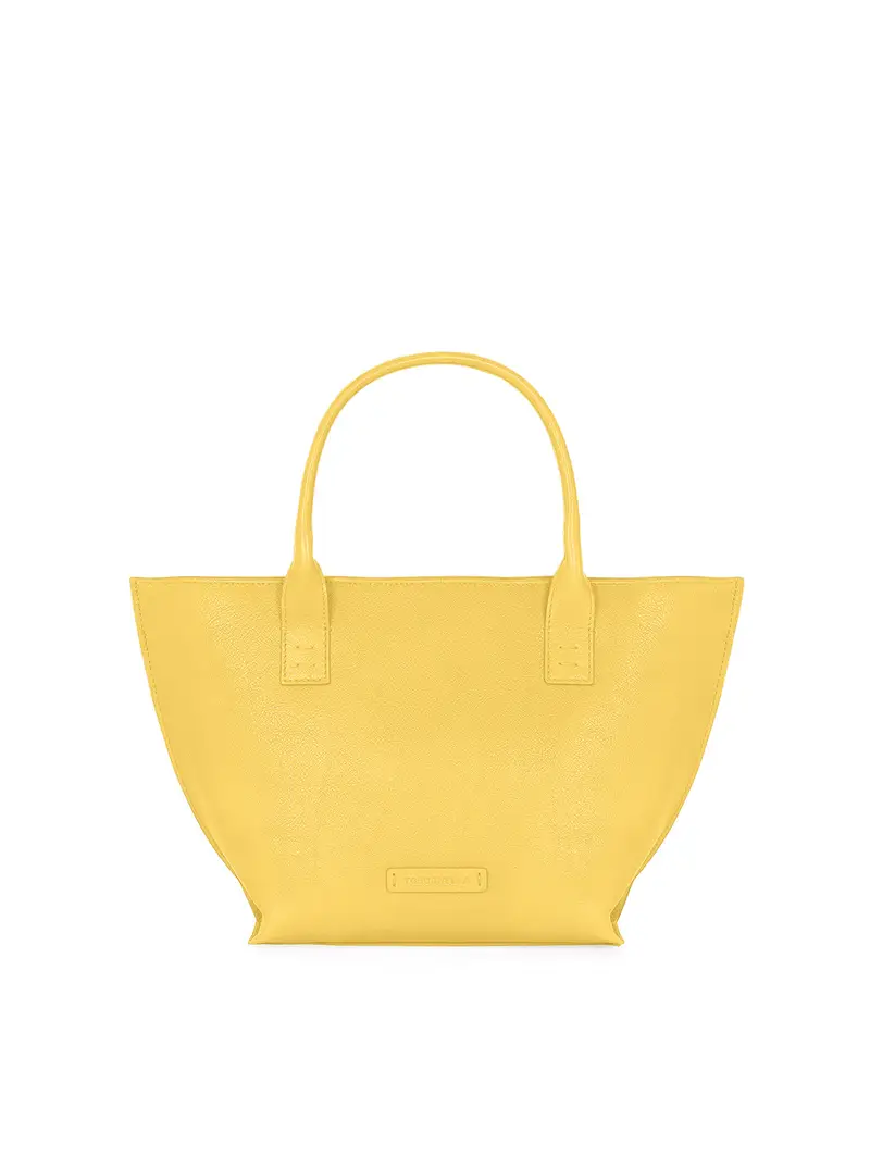 Borsa Tote Media Gialla Giallo