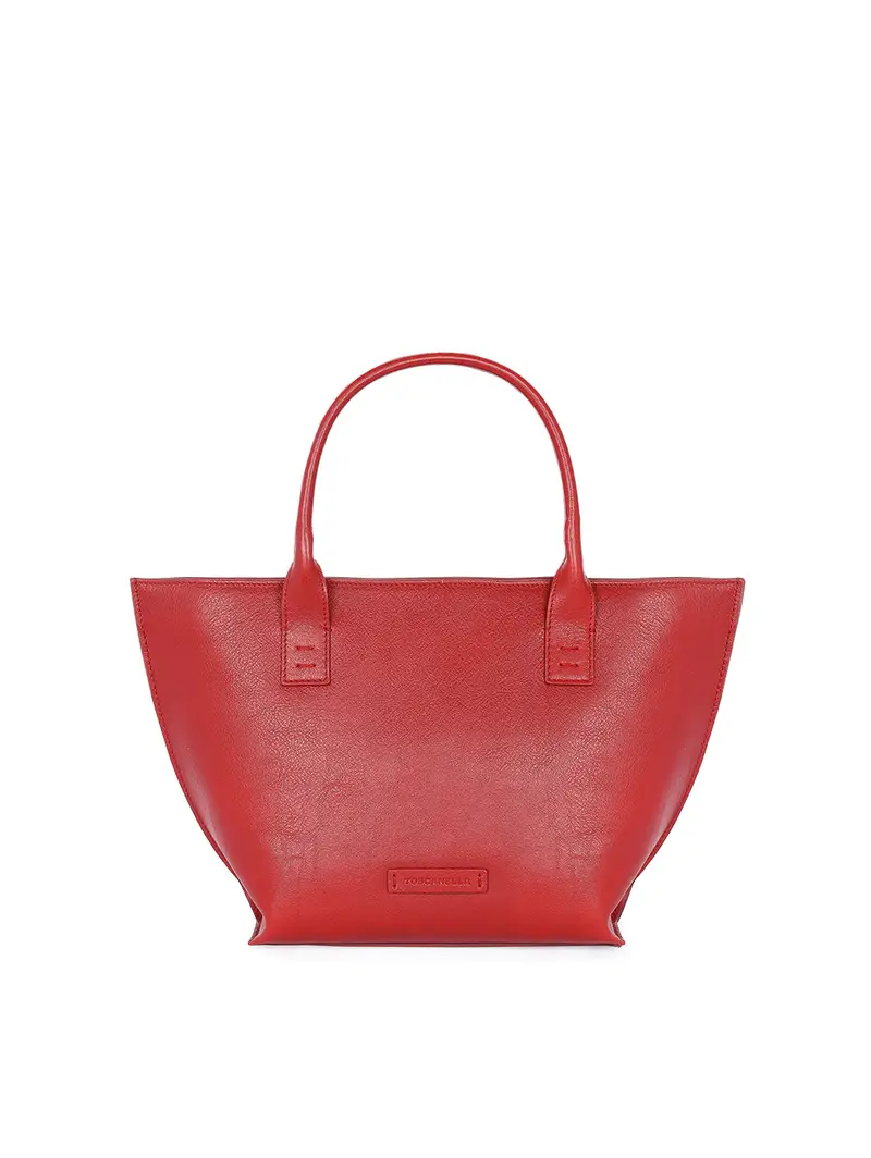 Borsa Tote Media Rossa Rosso