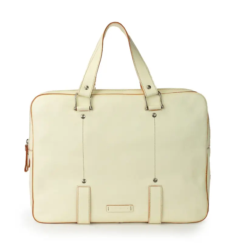 Cartella Laptop Avorio Bianco