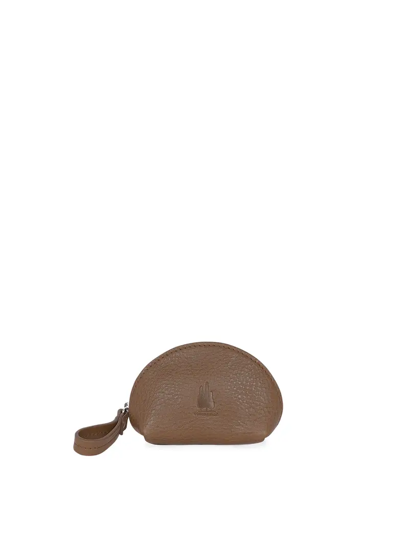 Organizer Piccolo In Pelle Moro Marrone Scuro