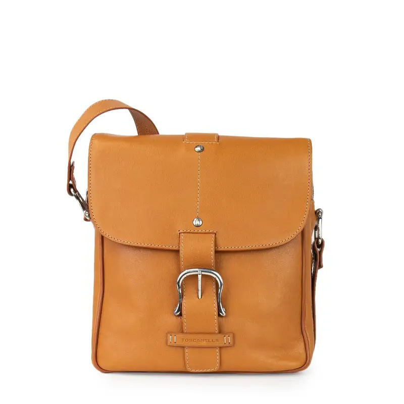 Piccola Borsa Tracolla Tabacco Marrone