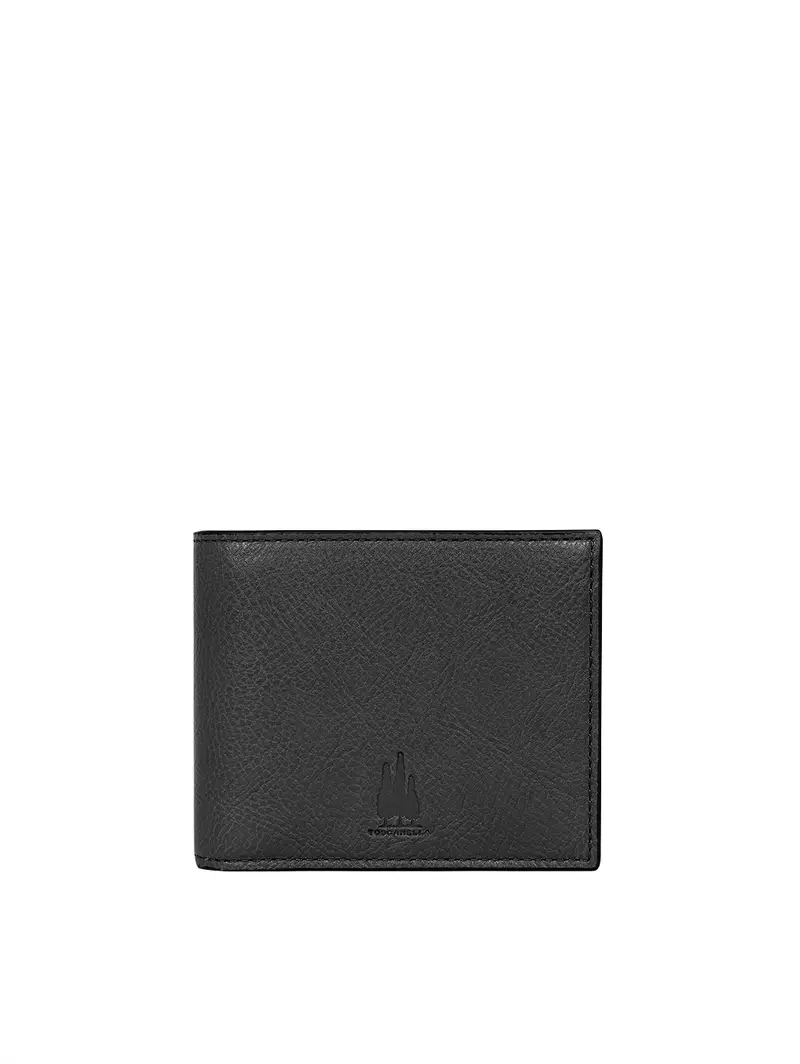 Portafoglio Tri-fold Nero