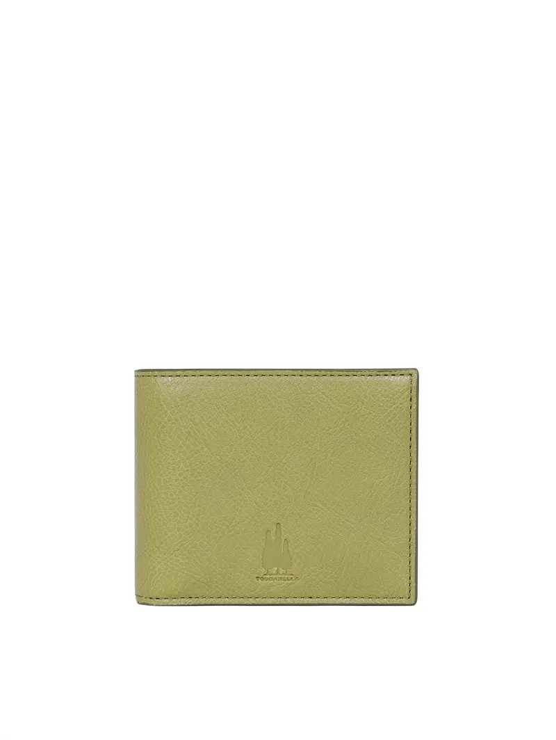 Portafoglio Tri-fold Verde Oliva