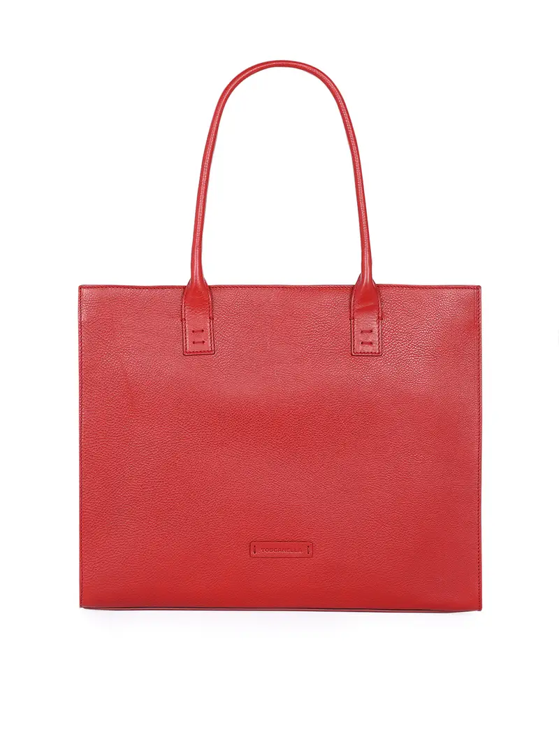 Shopper Liscia Rossa Rosso