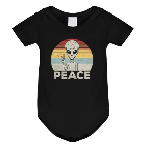 Body neonato ace alieno tramonto vintage