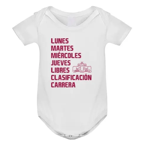 Body neonato f1 settimana libero ana sc le corsa di