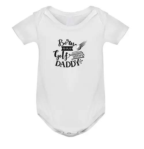 Body neonato g4 nato per giocare a golf con papà
