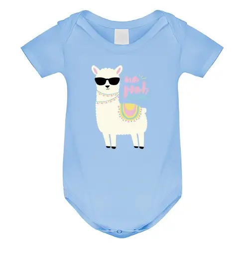 Body neonato lama con occhiali da sole - body