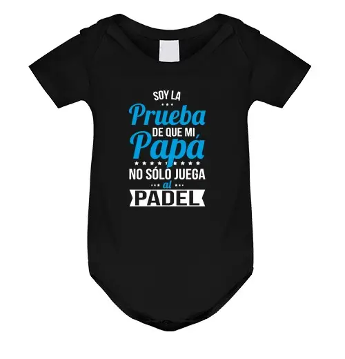 Body neonato Mio padre non gioca solo paddle tennis