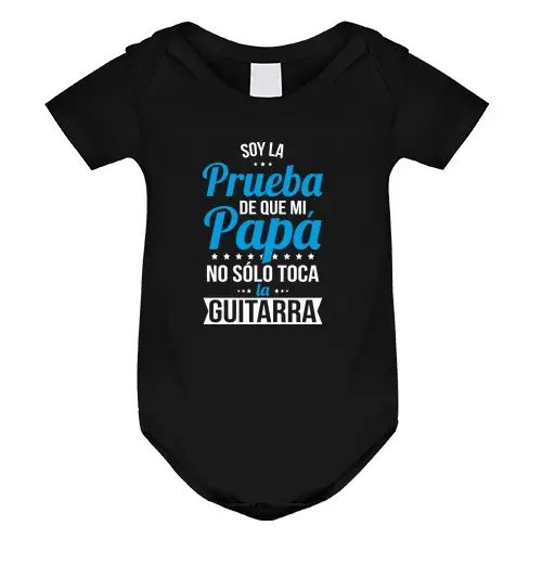 Body neonato Mio padre non suona solo la chitarra