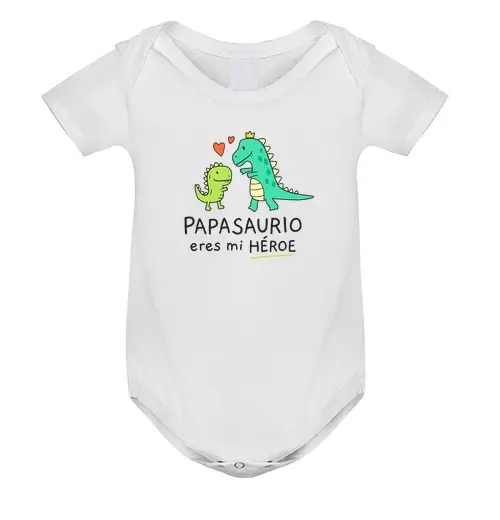 Body neonato papasauro sei il mio eroe regali per la festa del papà