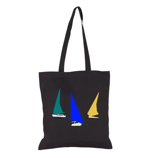 Borsa di tela belaontziak 2