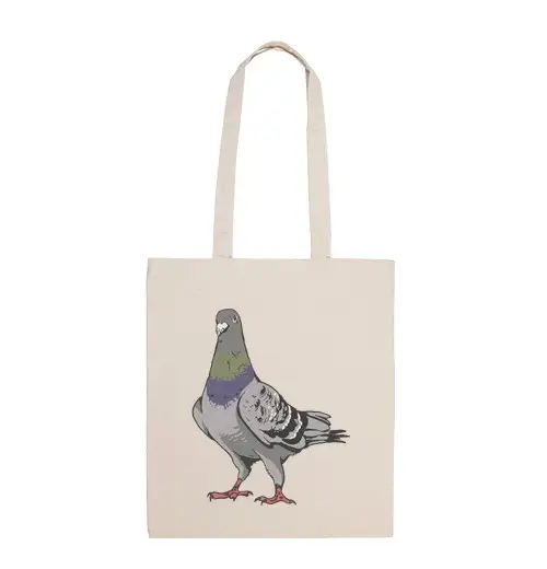 Borsa di tela borsa a tracolla per studenti campione di piccione viaggiatore realistico