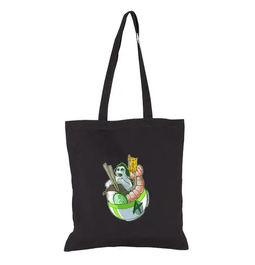 Borsa di tela ciotola di riso nº4 borsa nera