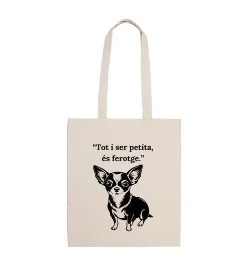 Borsa di tela citazionezione di Shakespeare in catalanono