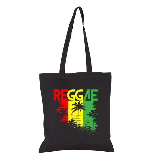 Borsa di tela estate spiaggia giamaicana rasta reggae