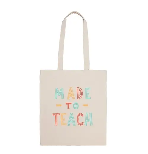Borsa di tela fatto per insegnare alla classe di inse