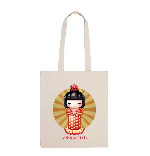 Borsa di tela flamenkokeshi