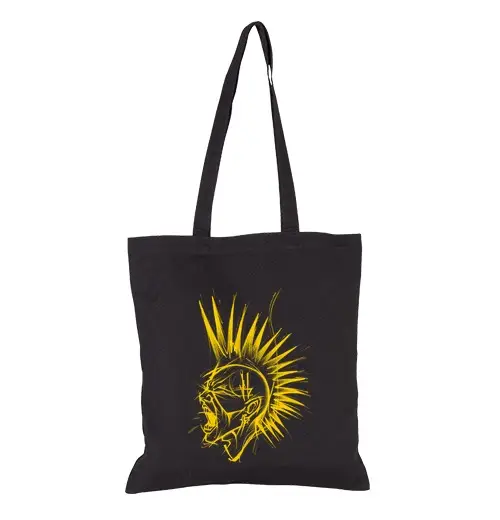 Borsa di tela gridare punk