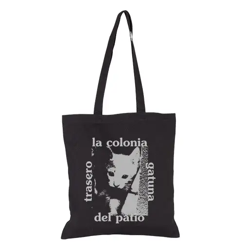 Borsa di tela la colonia di gatti del cortile 3t b
