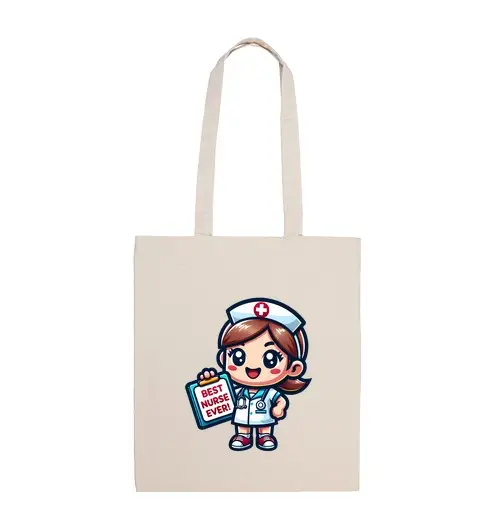 Borsa di tela La migliore infermiera di sempre
