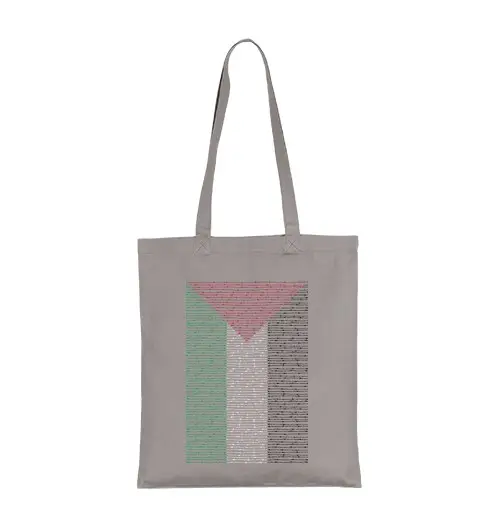 Borsa di tela libero fa le tine