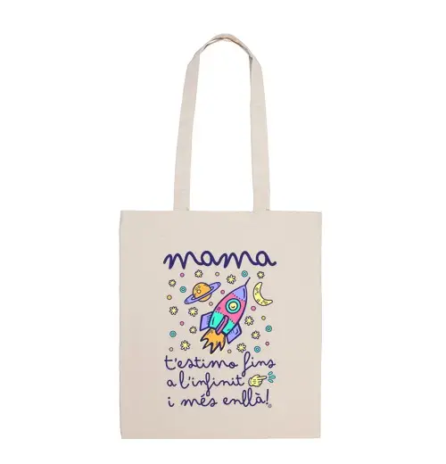 Borsa di tela mamma ti amerò per sempre