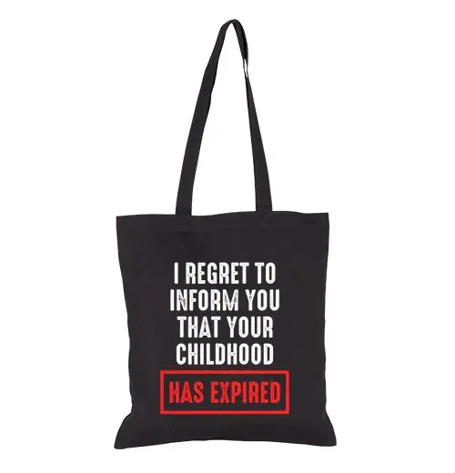 Borsa di tela mi dispiace informarti che il tuo