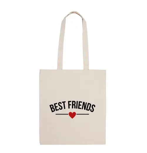 Borsa di tela migliori amici