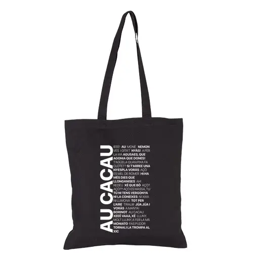 Borsa di tela nera - au cacau