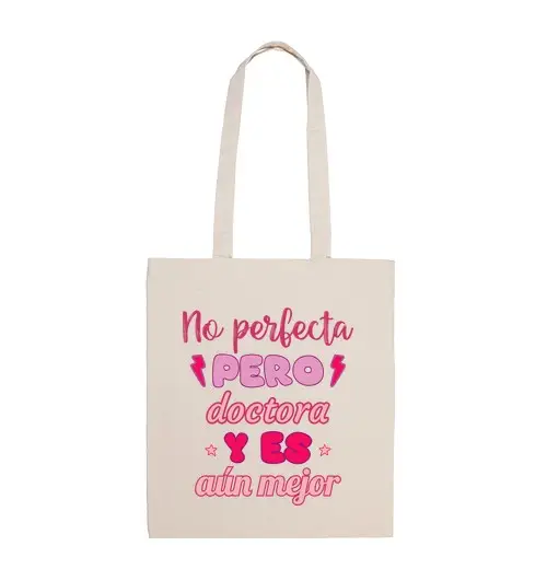 Borsa di tela Non è perfetto ma doc