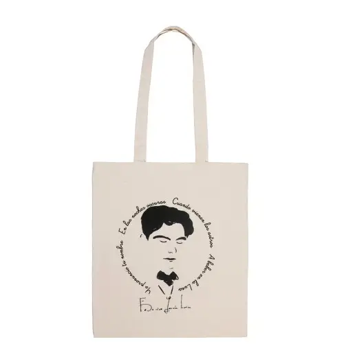 Borsa di tela notti con la borsa di lorca