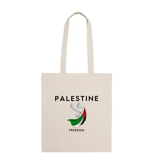 Tostadora Borsa di tela Palestina Freedom