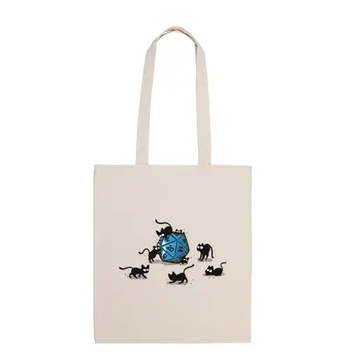 Borsa di tela purrfect rotolo