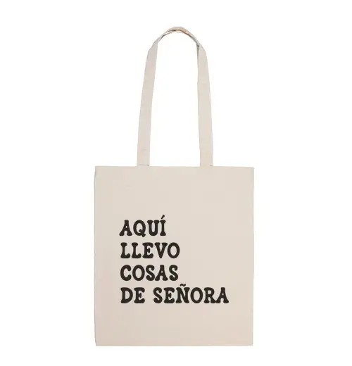 Borsa di tela Qui perto le cose da logoore a